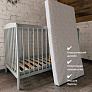 OLANT BABY кровать + матрас Sova серый - фото 4