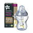 Tommee Tippee бутылочка для кормления Closer to nature, 260 мл., серый, 0+