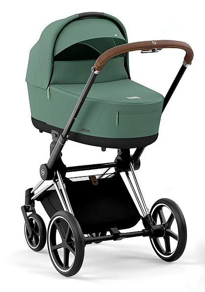 Cybex Priam IV Коляска 2 в 1 Chrome Brown /  Leaf Green - фото  24