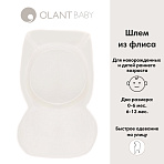 OLANT BABY шлем из флиса Siberia цвет молочный