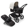 Bugaboo Fox5 коляска 2 в 1 Black/ Midnight Black/ Misty White в комплекте - фото 1