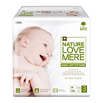 Nature love mere подгузники M супер мягкие 24 штуки Magic Soft 6-9 кг