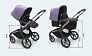 Bugaboo Fox5 коляска 2 в 1 Black/ Midnight Black/ Morning Pink в комплекте - фото 18