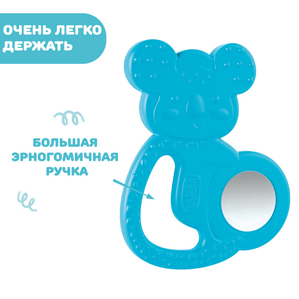 Chicco прорезыватель с зубным кольцом Fresh Koala голубой - фото  8