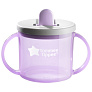 Tommee Tippee поильник, обучающая чашка с носиком и ручками, 190 мл, 4 м+, сиреневый - фото 1