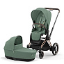 Cybex Priam IV Коляска 2 в 1 Rosegold / Leaf Green - фото 1