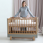 Фабрика облаков кровать детская Onlybaby Scandi серый