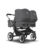 Bugaboo Donkey5 Twin коляска 2 в 1 Graphite/Grey Melange/Grey Melange complete