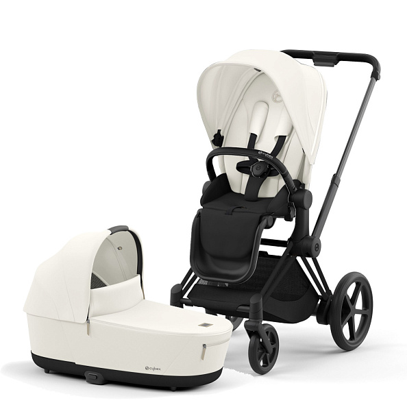 Cybex Priam IV Коляска 2 в 1 Matt Black / Off White - фото  1