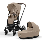 Cybex Priam IV Коляска 2 в 1 Chrome Brown / Cozy Beige