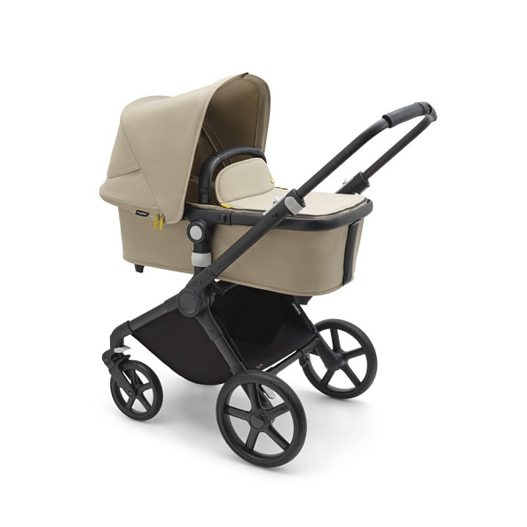 Bugaboo Fox Cub коляска 2 в 1 Black/ Desert Beige/Desert Beige - фото  4