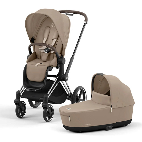 Cybex Priam IV Коляска 2 в 1 Chrome Brown / Cozy Beige - фото  1