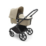 Bugaboo Fox Cub коляска 2 в 1 Black/ Desert Beige/Desert Beige - фото 4