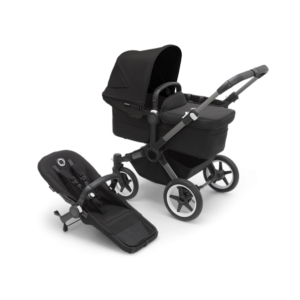 Bugaboo Donkey5 Duo коляска 2 в 1 Graphite/Midnight Black/Midnight Black - фото  22