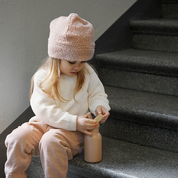 Elodie шапочка Autumn Beanie - Pink Bouclе - фото  3