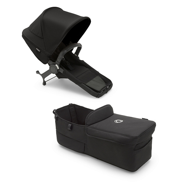 Bugaboo Donkey5 Duo коляска 2 в 1 Graphite/Midnight Black/Midnight Black - фото  28