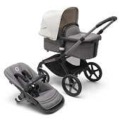 Bugaboo Fox5 коляска 2 в 1 Graphite/ Grey Melange / Misty White