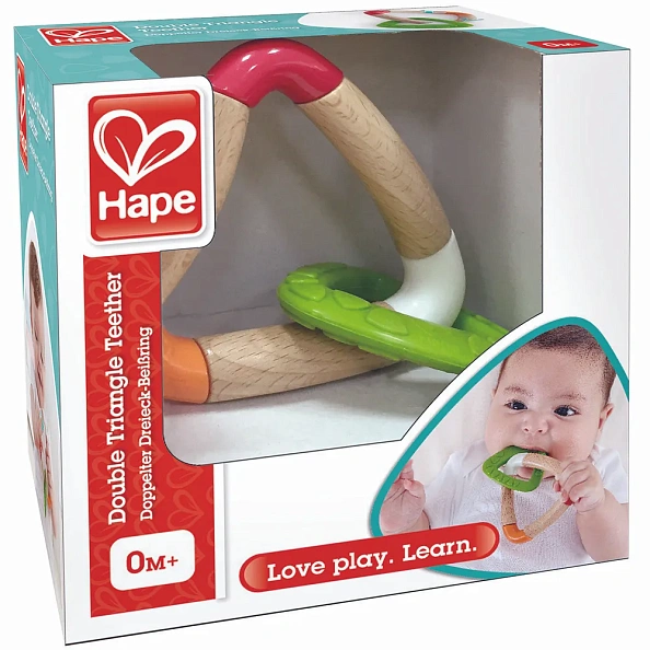 Hape прорезыватель треугольники - фото  4