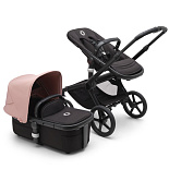 Bugaboo Fox5 коляска 2 в 1 Black/ Midnight Black/ Morning Pink в комплекте