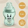 Tommee Tippee бутылочка для кормления Closer to nature, 260 мл., 0+, 2 шт. - фото 7