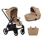 JANE Коляска 3 в 1 Keep+Sleep SeSame+Kombibaby Matt Black