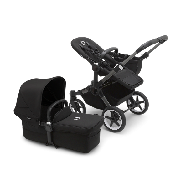 Bugaboo Donkey5 Duo коляска 2 в 1 Graphite/Midnight Black/Midnight Black - фото  23