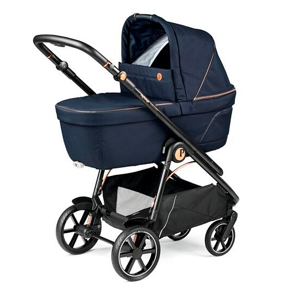 Peg Perego коляска 2 в 1 Veloce TC+Culla Belvedere Blueshine - фото  1